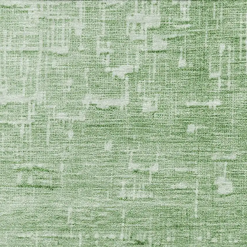 Green Gray And Charcoal Ombre Washable Area Rug With UV Protection Photo 2