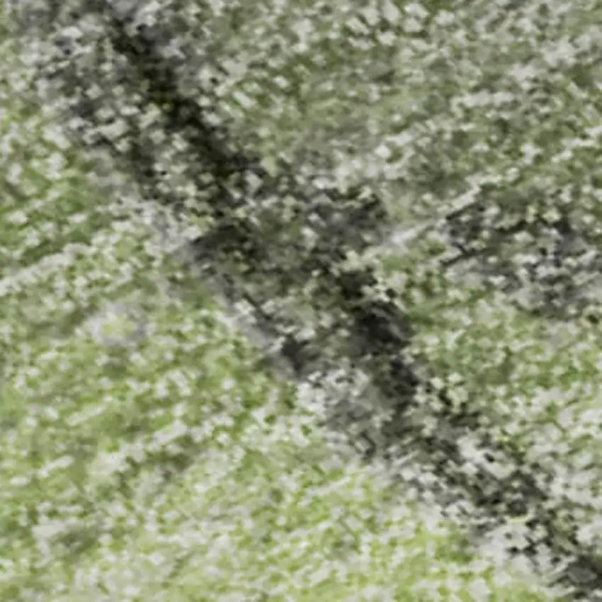 Green Gray And Ivory Abstract Washable Area Rug With UV Protection Photo 8