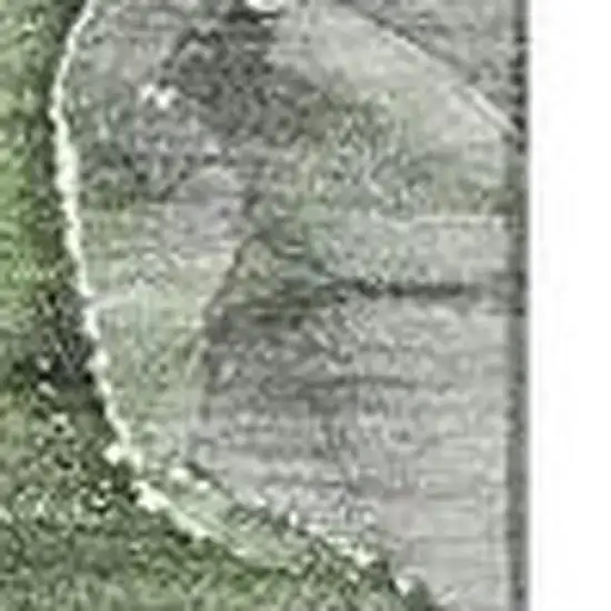 Green Gray And Ivory Abstract Washable Area Rug With UV Protection Photo 4