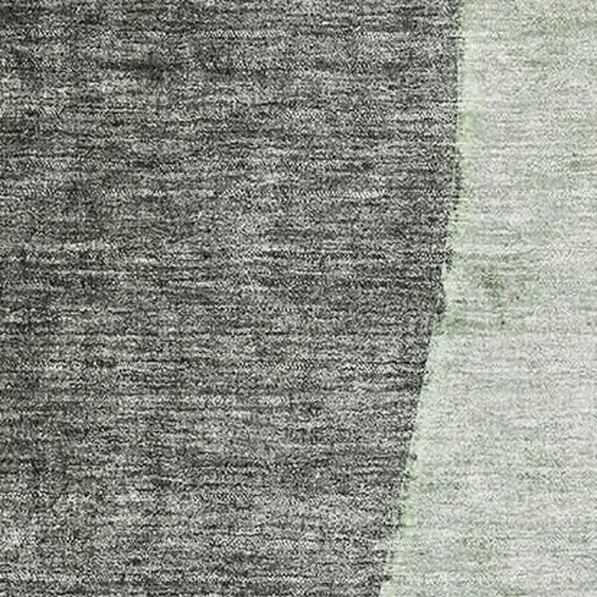 Green Gray And Ivory Abstract Washable Area Rug With UV Protection Photo 5