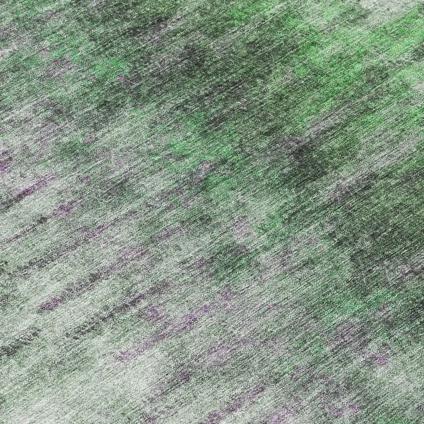 Green Gray And Ivory Abstract Washable Indoor Outdoor Area Rug Photo 6
