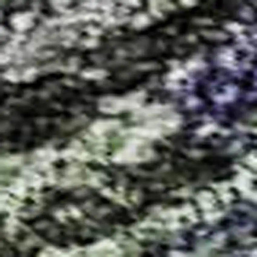 Green Gray And Purple Abstract Geometric Washable Area Rug With UV Protection Photo 2