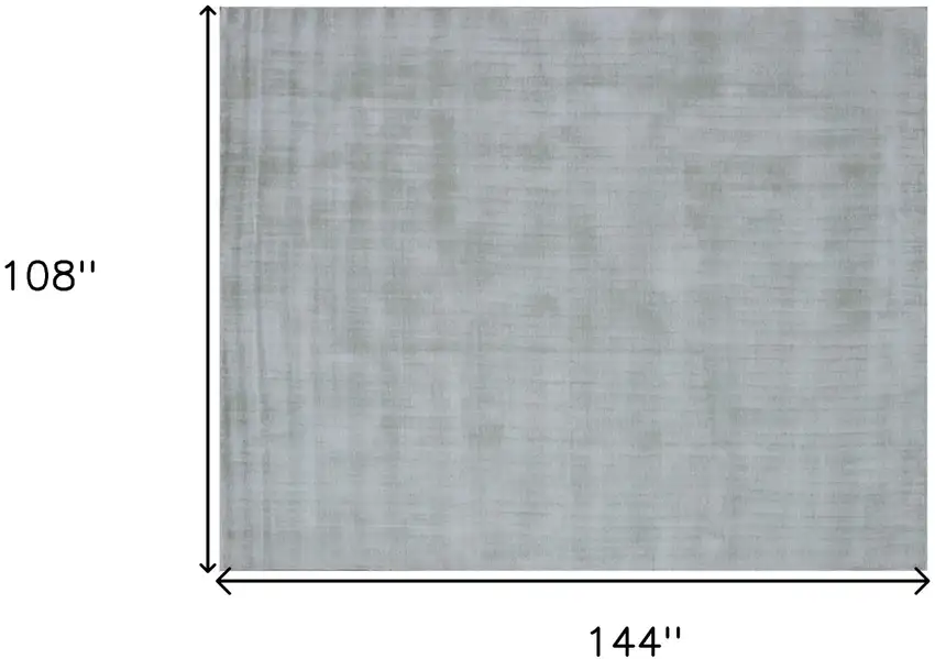 Green Hand Loomed Area Rug Photo 9