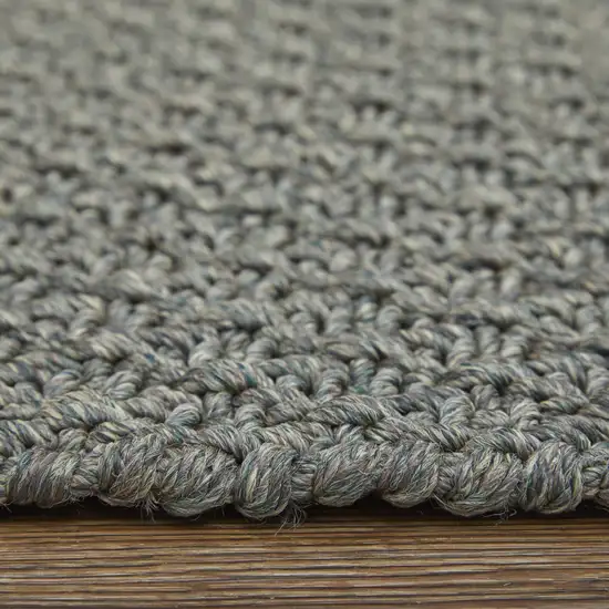 Green Hand Woven Area Rug Photo 6