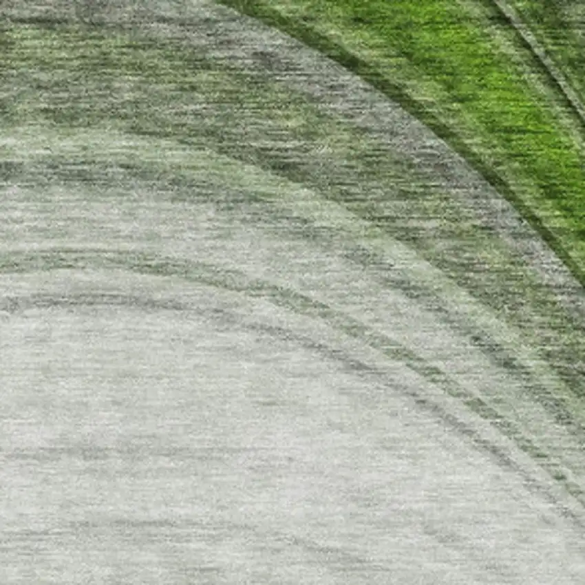 Green Ivory And Gray Ombre Washable Area Rug With UV Protection Photo 3