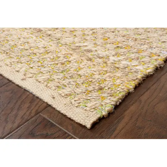 Green Jute Hand Woven Area Rug Photo 7