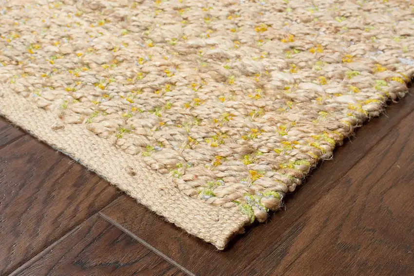 Green Jute Hand Woven Area Rug Photo 7
