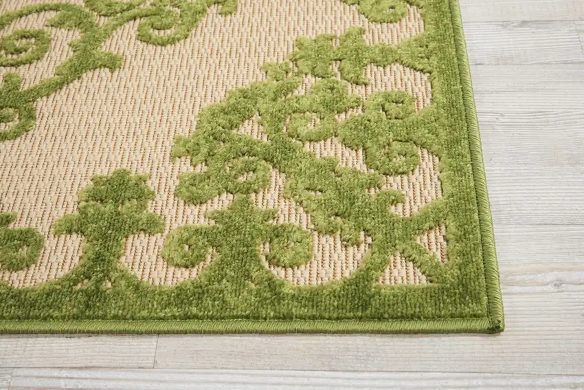 Green Medallion Indoor Outdoor Area Rug Photo 6