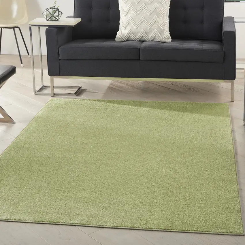 Green Non Skid Indoor Outdoor Area Rug Photo 6