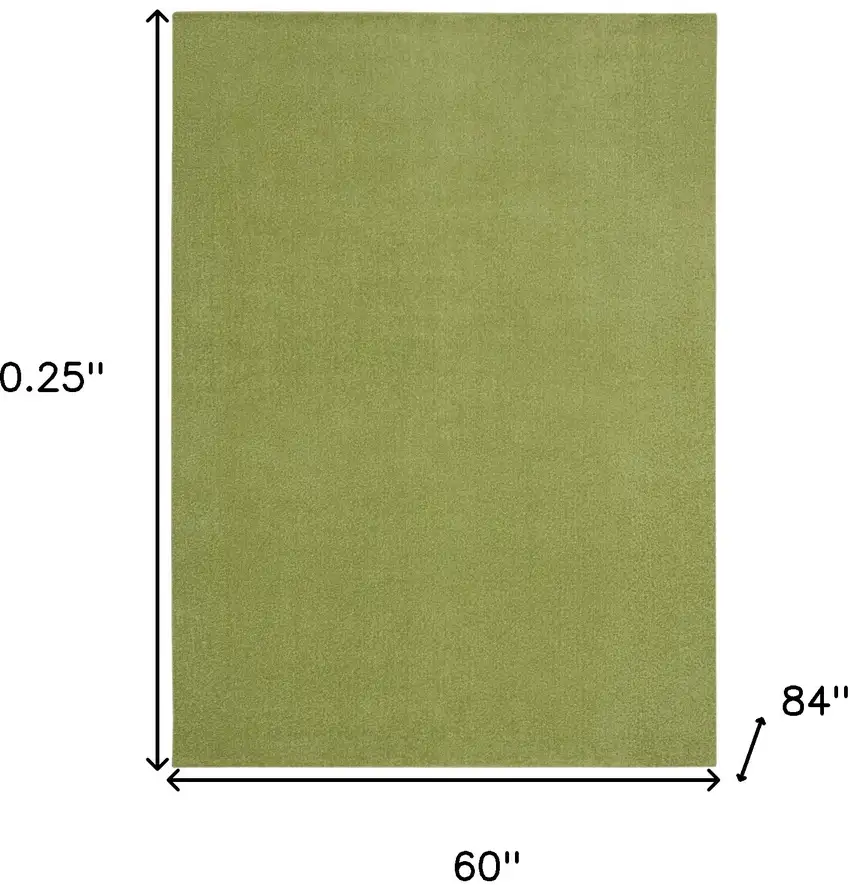 Green Non Skid Indoor Outdoor Area Rug Photo 5