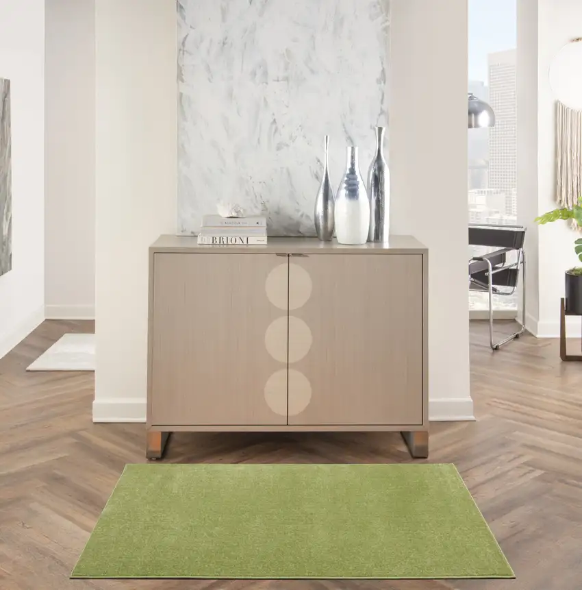 Green Indoor Outdoor Area Rug Photo 4