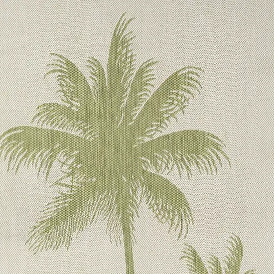 Green Palm Tree Indoor Outdoor Area Rug Photo 8