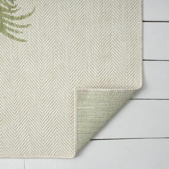 Green Palm Tree Indoor Outdoor Area Rug Photo 5