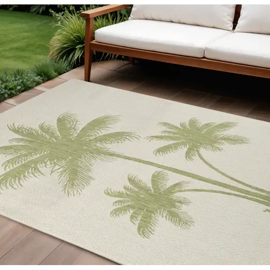 Beige Indoor Outdoor Area Rug Photo 1