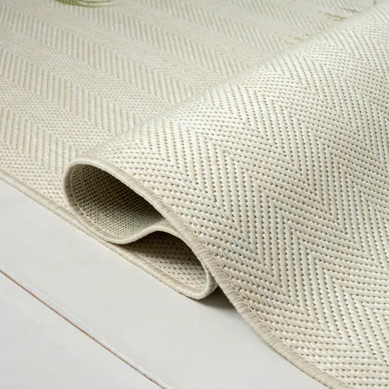 Green Palm Tree Indoor Outdoor Area Rug Photo 3