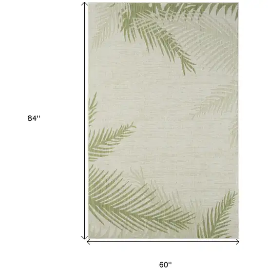 Green Palms Indoor Outdoor Area Rug Photo 6
