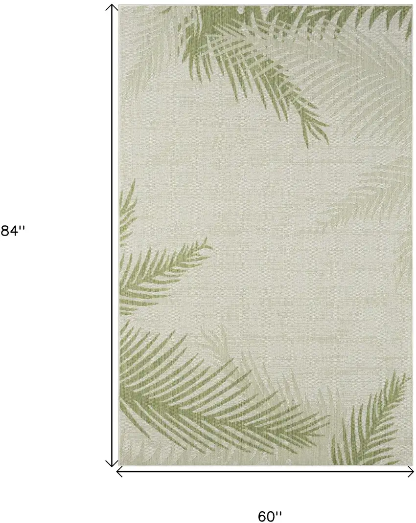 Green Palms Indoor Outdoor Area Rug Photo 6