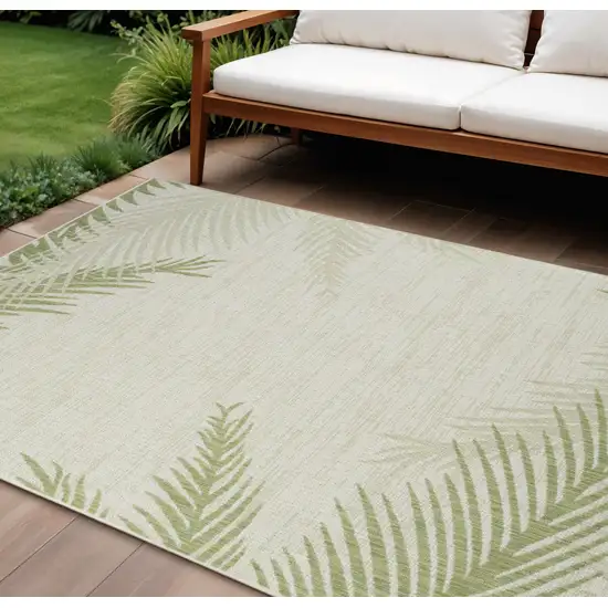 Beige Indoor Outdoor Area Rug Photo 1