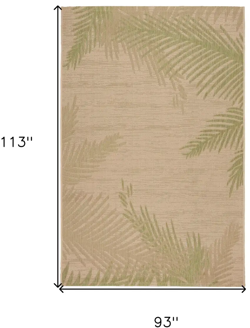 Green Palms Indoor Outdoor Area Rug Photo 11