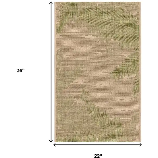 Beige Indoor Outdoor Area Rug Photo 3