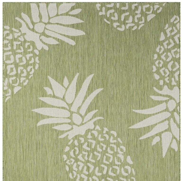 Green Pineapple Indoor Outdoor Area Rug Photo 5