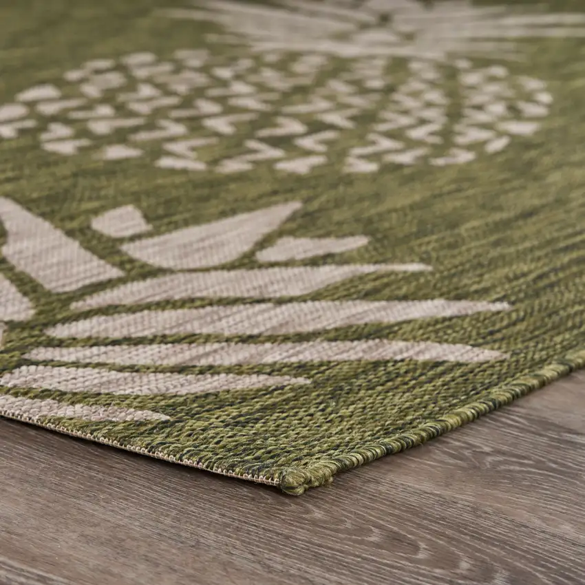 Green Pineapple Indoor Outdoor Area Rug Photo 6