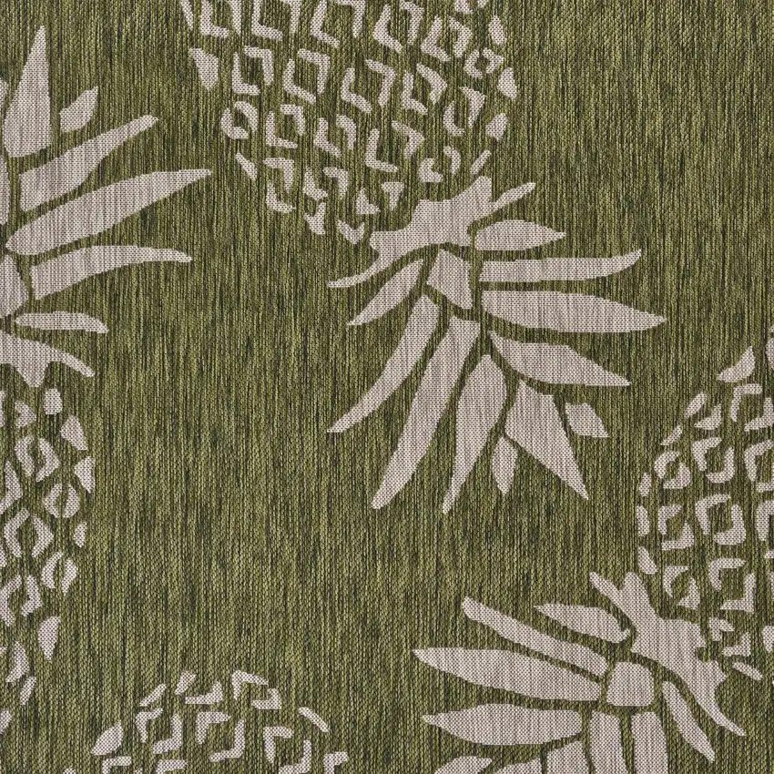 Green Pineapple Indoor Outdoor Area Rug Photo 2