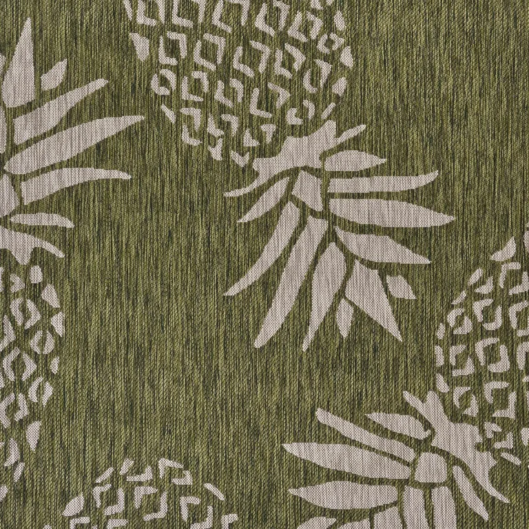 Green Pineapple Indoor Outdoor Area Rug Photo 2