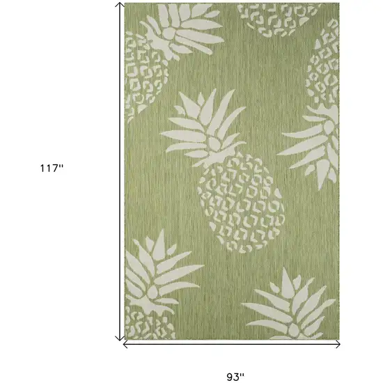 Green Pineapple Indoor Outdoor Area Rug Photo 7