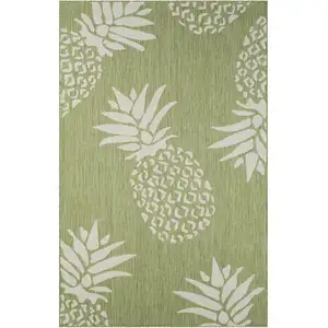 Photo of Green Pineapple Indoor Outdoor Area Rug
