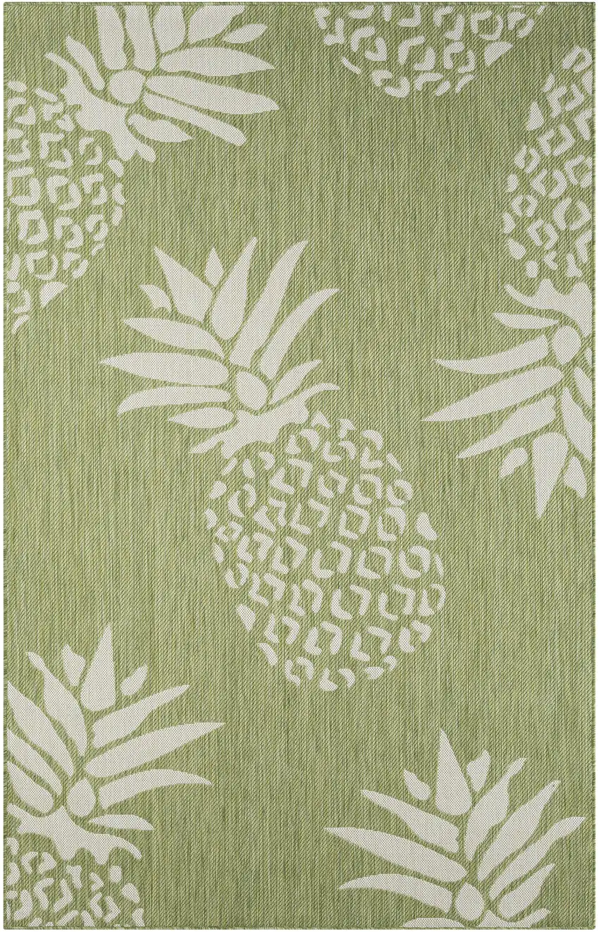 Green Pineapple Indoor Outdoor Area Rug Photo 1