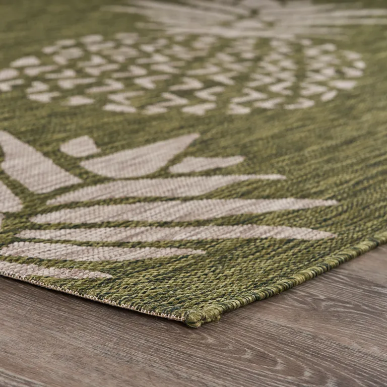 Green Pineapple Indoor Outdoor Area Rug Photo 5
