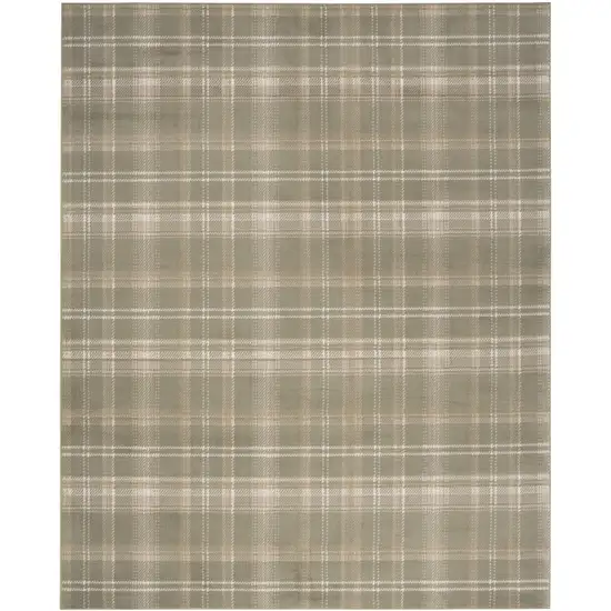 Green Plaid Area Rug Photo 7