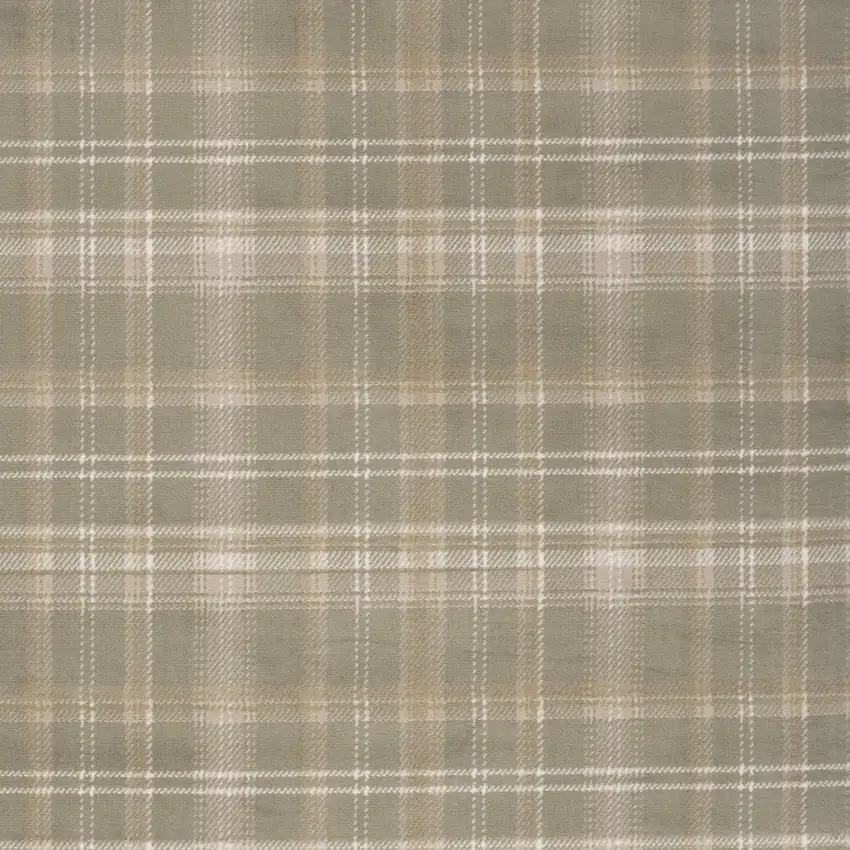 Green Plaid Area Rug Photo 8