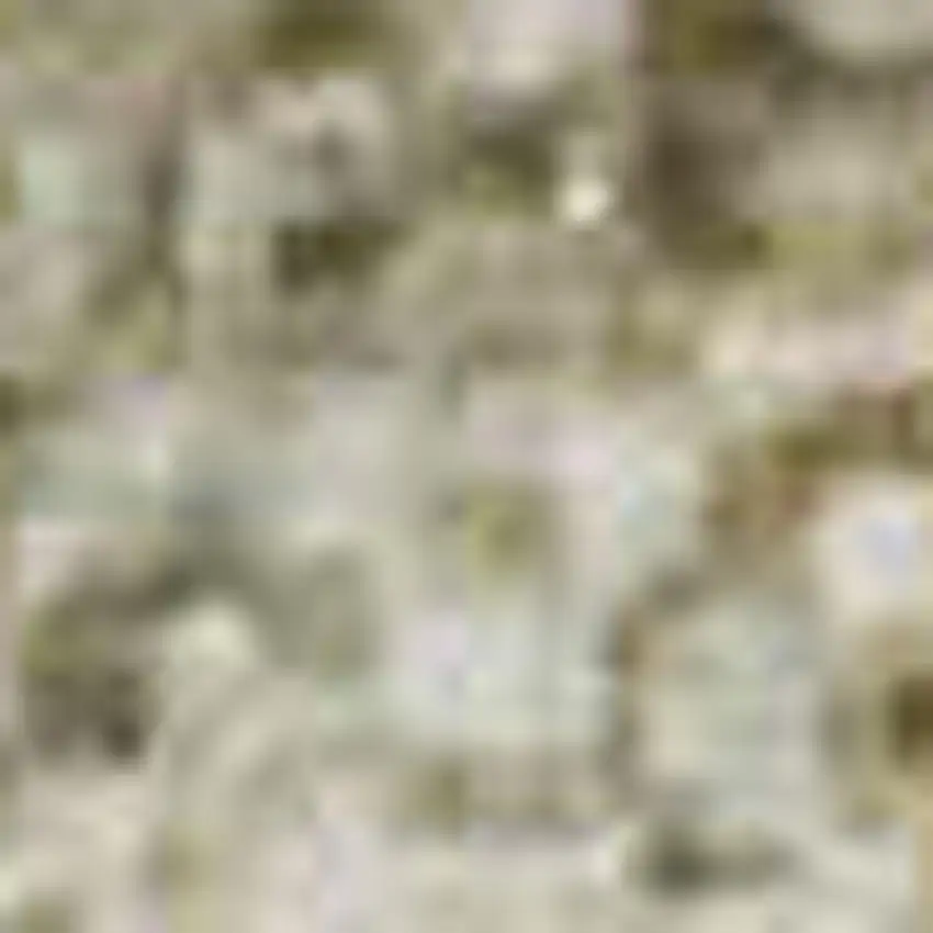 Green Purple And Gold Abstract Washable Area Rug With UV Protection Photo 1