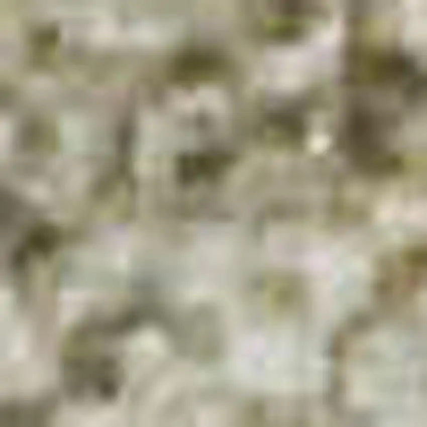 Green Purple And Gold Abstract Washable Area Rug With UV Protection Photo 1