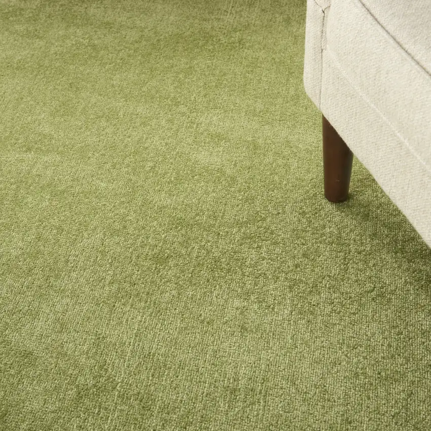 Green Round Non Skid Indoor Outdoor Area Rug Photo 6