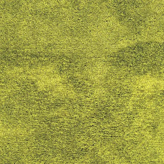 Green Shag Hand Tufted Area Rug Photo 3