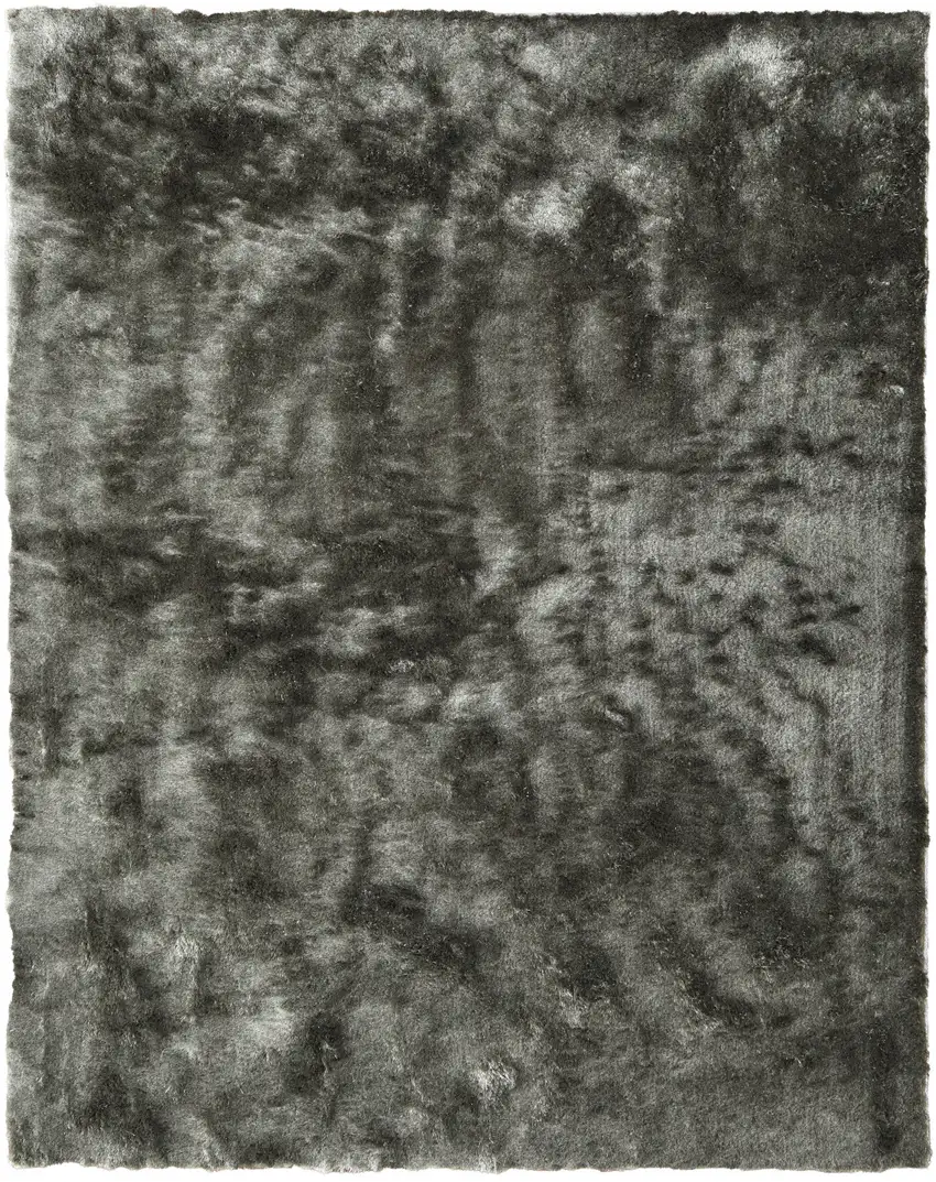 Green Shag Hand Tufted Area Rug Photo 2