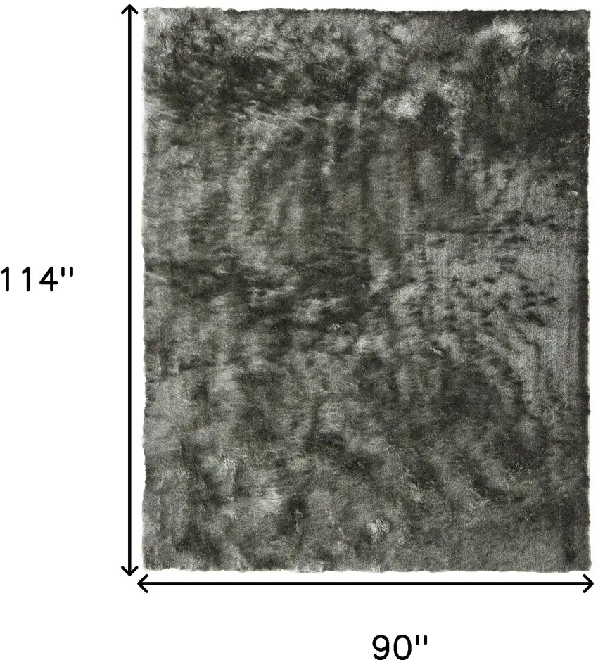 Green Shag Hand Tufted Area Rug Photo 3