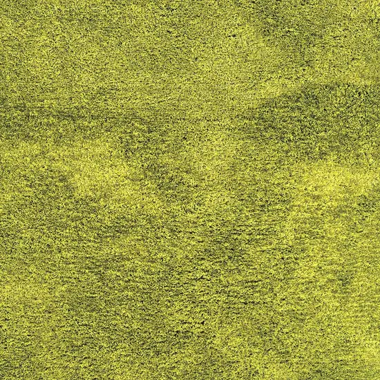 Green Shag Hand Tufted Area Rug Photo 5