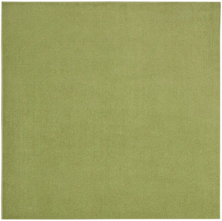 Green Square Non Skid Indoor Outdoor Area Rug Photo 1