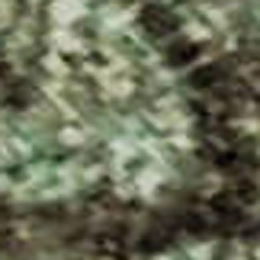 Green Teal And Pink Abstract Washable Area Rug With UV Protection Photo 2