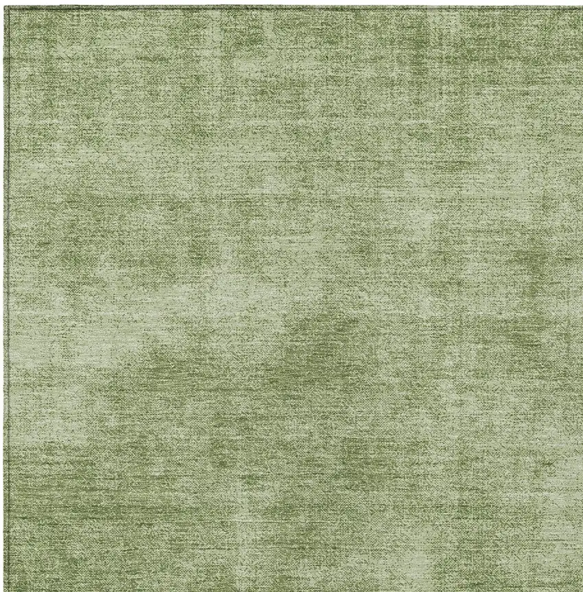 Green Washable Indoor Outdoor Area Rug Photo 5