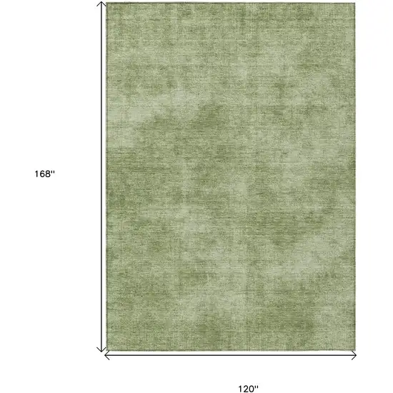 Green Washable Indoor Outdoor Area Rug Photo 3