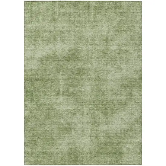 Green Washable Indoor Outdoor Area Rug Photo 2