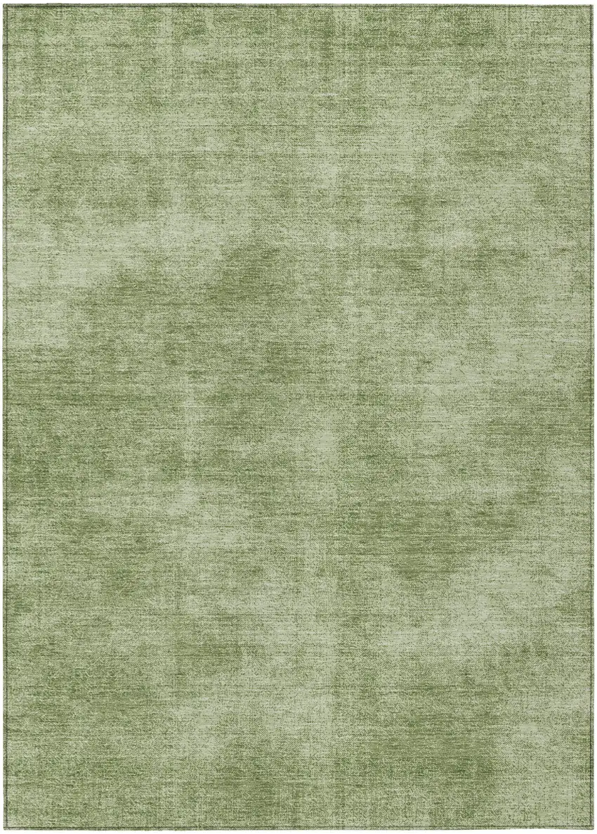 Green Washable Indoor Outdoor Area Rug Photo 2