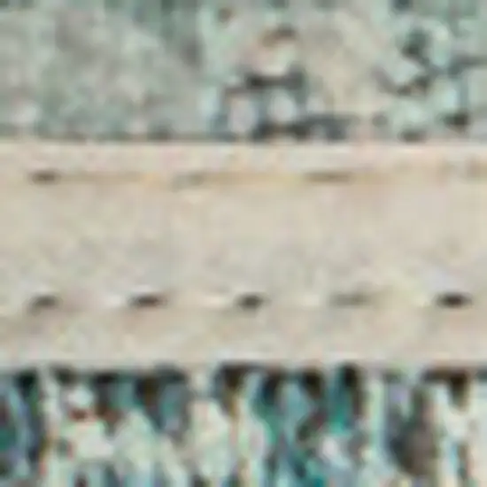 Green White And Gray Abstract Washable Area Rug With UV Protection Photo 7