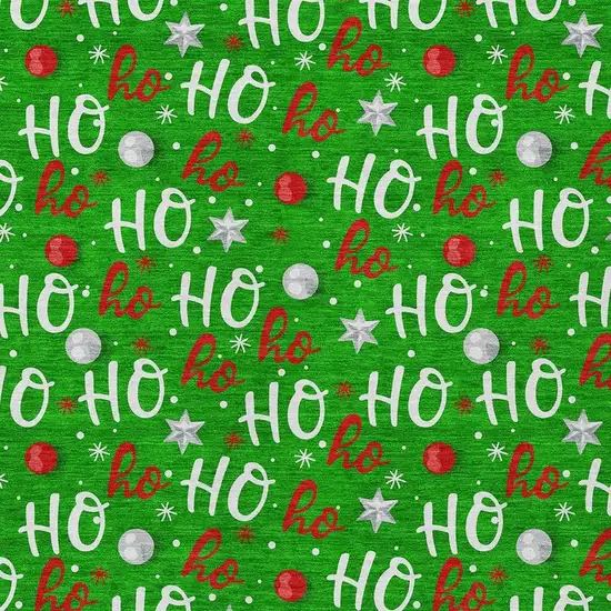 Green White And Red Polka Dot Washable Indoor Outdoor Area Rug Photo 4