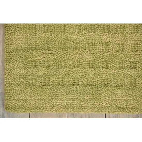 Green Wool Area Rug Photo 9